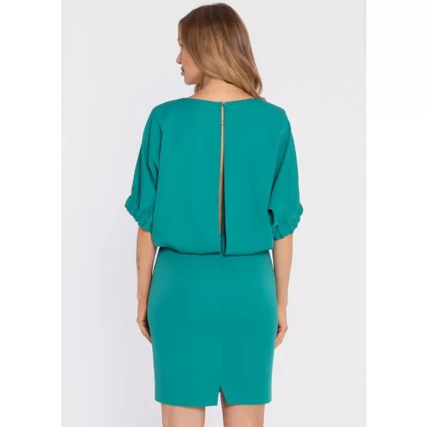  Dámske šaty MOE M904 TURQUOISE 