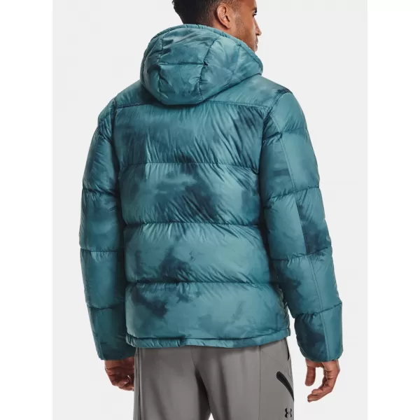  Pánska bunda UNDER ARMOUR UA STORM CGI DOWN PRINTED STORM JKT 1365809-413 MODRÁ 