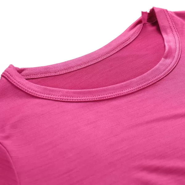  Detské tričko ALPINE PRO BASIKO FUCHSIA RED 