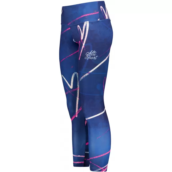  Dámske dlhé legíny premium (nové veľkosti) ALTISPORT VOJ/ALW082LEG05 TMAVO MODRÁ 