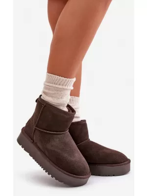 Dámske snehule BOTO NN605 BROWN