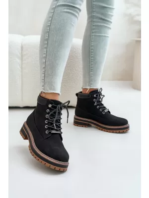 Dámske členkové topánky BIG STAR SHOES OO274A290 BLACK
