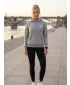 Dámska mikina 4F WMM00TSWSF2536 COLD LIGHT GREY MELANGE