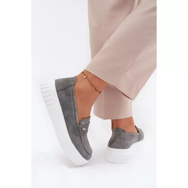  Dámske poltopánky VINCEZA 93218 GREY 