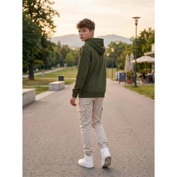  Detská mikina MALFINI CHILL 423 MILITARY 