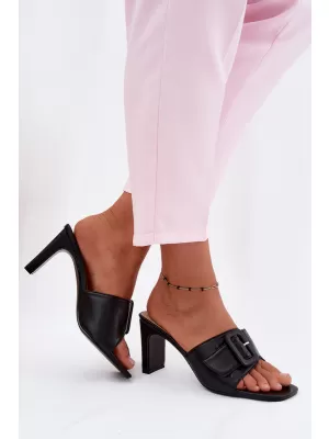 Dámske šľapky VINCEZA 22-20159 BLACK