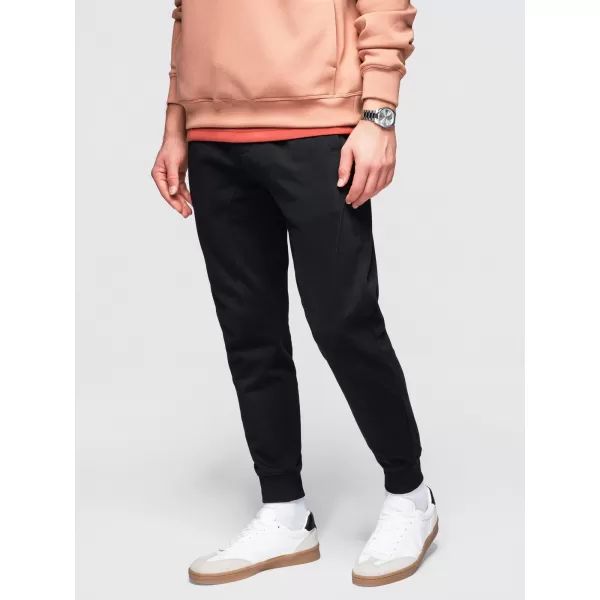  Pánske tepláky OMBRE OM-PABS-0305 BLACK 