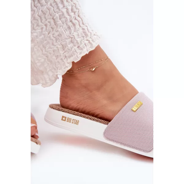  Dámske šľapky BIG STAR SHOES RR274A105 PINK 