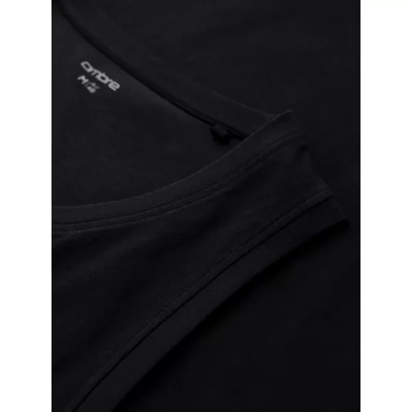  Pánske tielko OMBRE OM-TSBT-0272 BLACK 