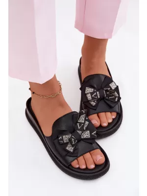 Dámske šľapky S.BARSKI KV61-6061 BLACK