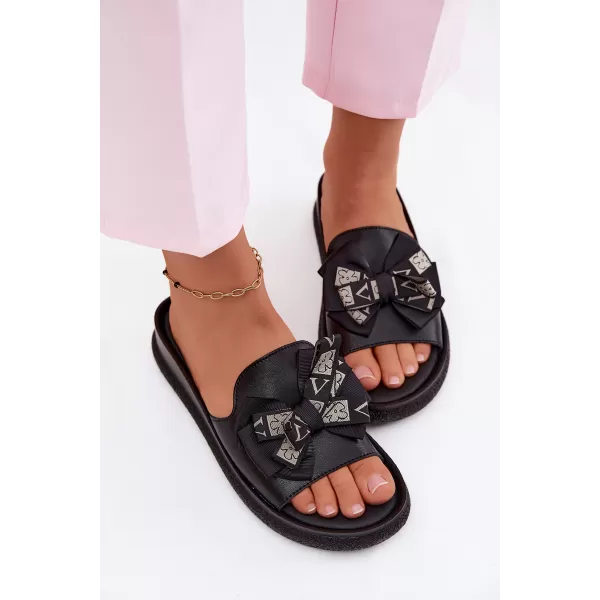  Dámske šľapky S.BARSKI KV61-6061 BLACK 