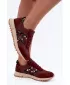 Dámske tenisky D&A GR62-6015 BURGUNDY