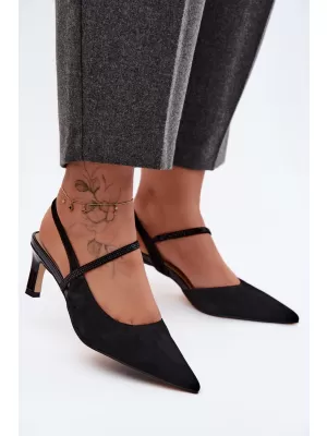 Dámske sandále D&A CR61-3048 BLACK
