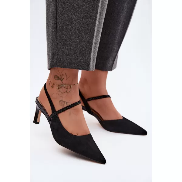  Dámske sandále D&A CR61-3048 BLACK 