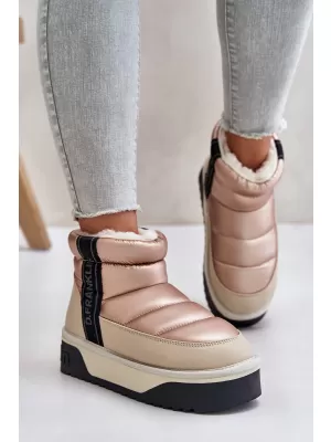 Dámske snehule D.FRANKLIN DFSH371010 BEIGE