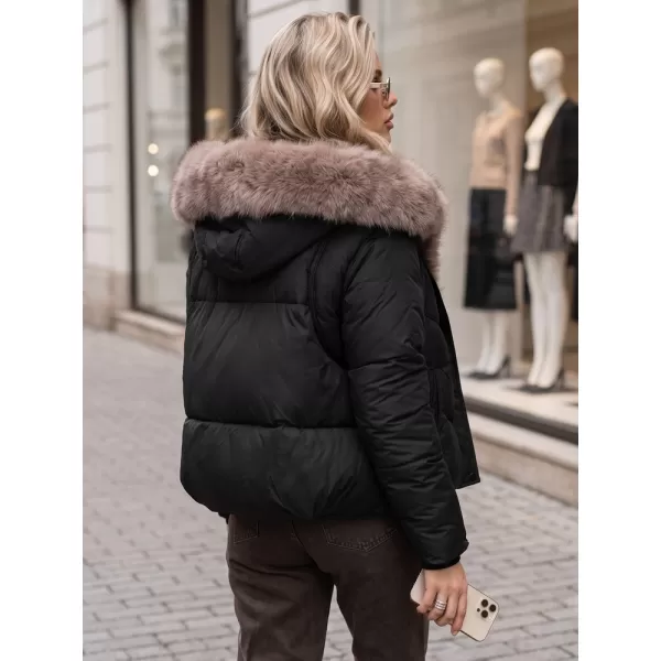  Dámska bunda DSTREET TY6103 ČIERNA 
