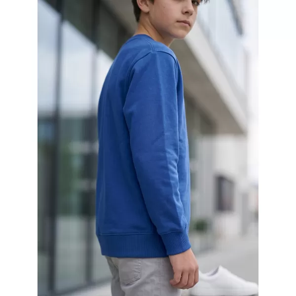  Detská mikina MALFINI CREW 427 KRÁĽOVSKÁ MODRÁ 