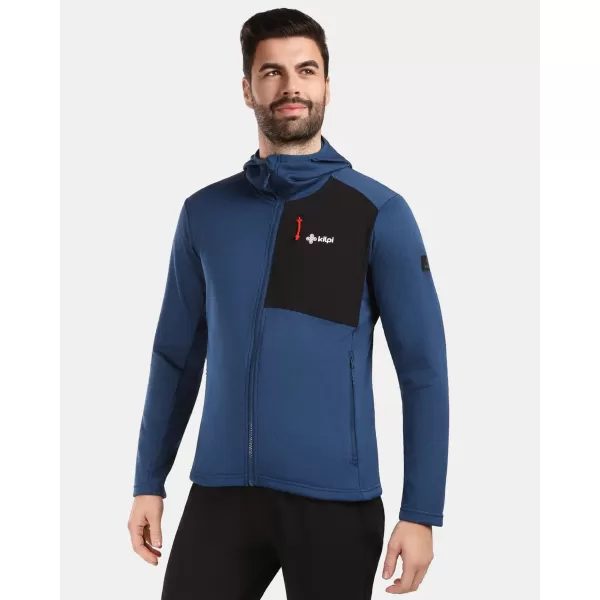  Pánska fleece mikina KILPI SEVELEN-M 1M0202KI TMAVO MODRÁ 