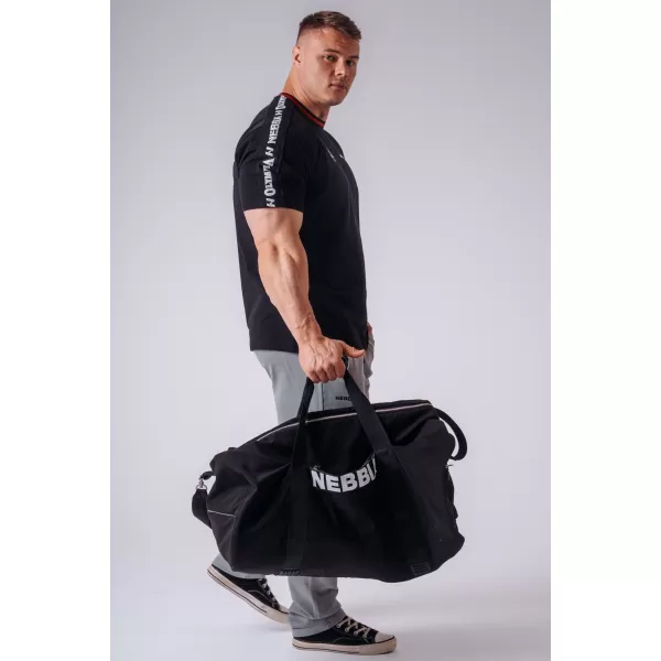  Pánske tričká NEBBIA OLYMPIA MUSCLE COVER 942 BLACK 