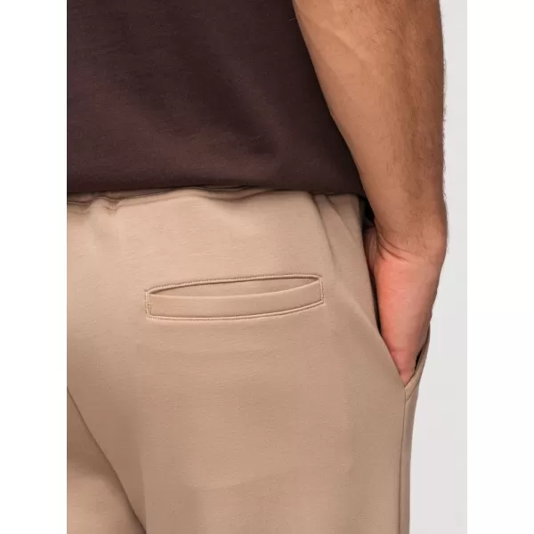  Pánske tepláky OMBRE OM-PSBC-0221 BEIGE 