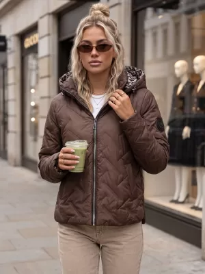Dámska bunda DSTREET TY5772 HNEDÁ