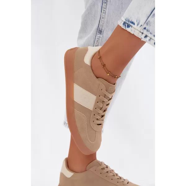  Dámske tenisky BIG STAR SHOES UU274009 BEIGE 