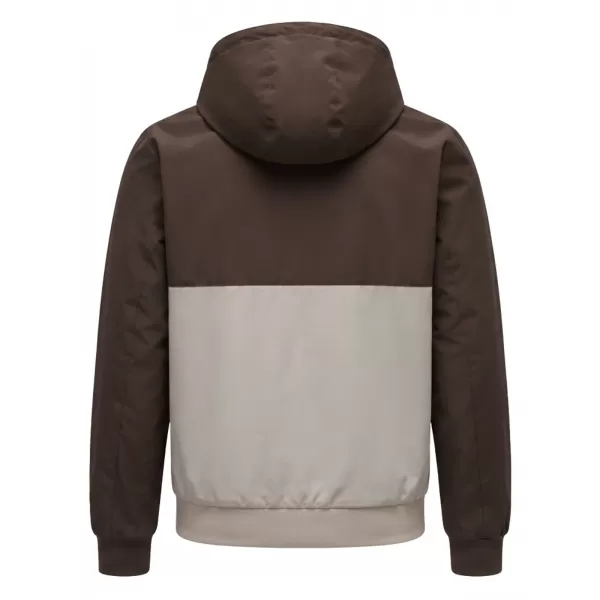  Pánska bunda OMBRE C584 BROWN AND BEIGE 