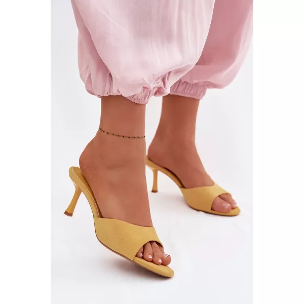  Dámske šľapky BOTO XL-19 YELLOW 