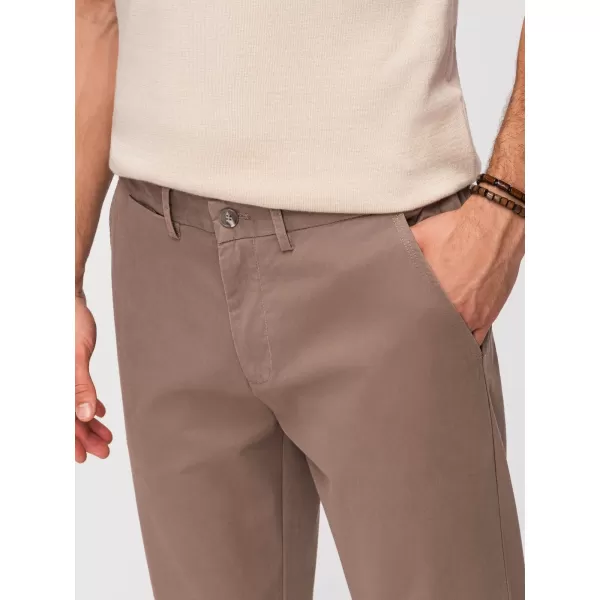  Pánske nohavice OMBRE OM-PACP-0293 BROWN 