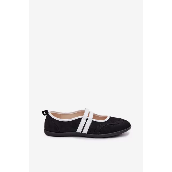  Dámske baleríny BOTO 22-383 BLACK 