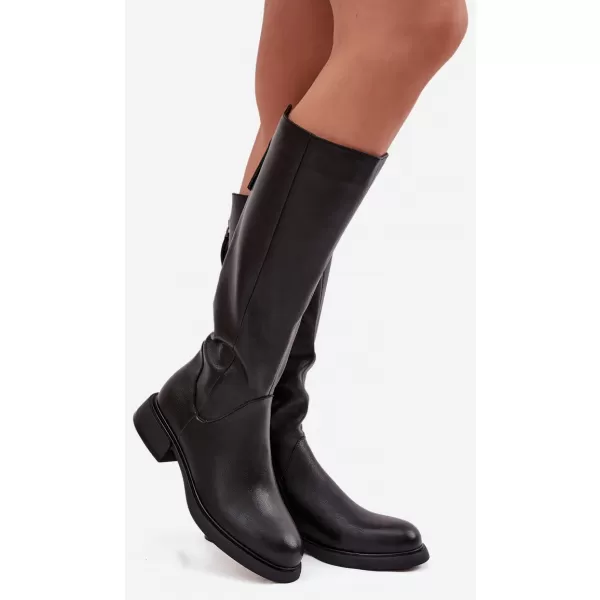  Dámske čižmy S.BARSKI JC62-1036 BLACK 