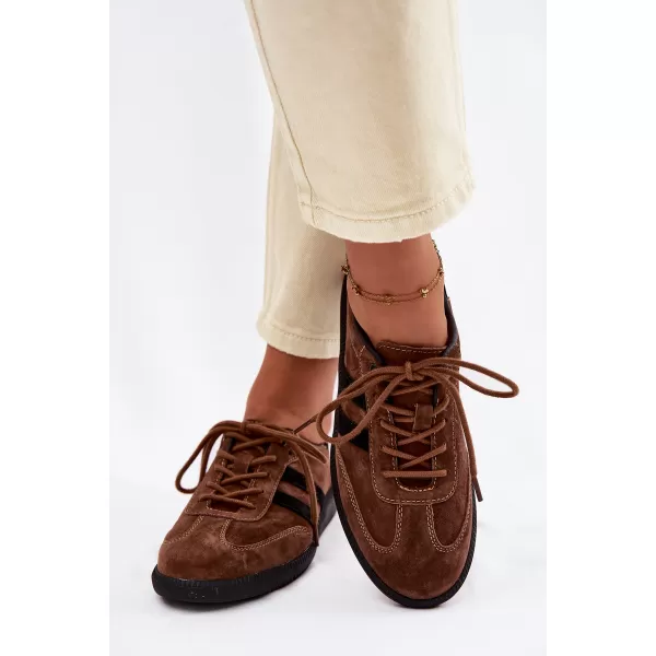  Dámske tenisky BOTO GD-XF-164 BROWN/BLACK 