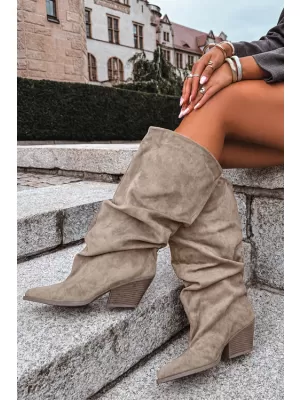 Dámske čižmy BOTO 2580A-1 KHAKI