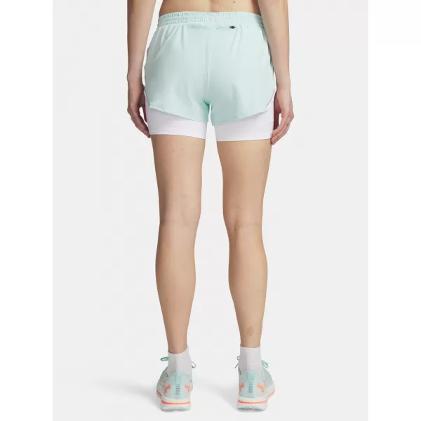  Dámske kraťasy UNDER ARMOUR UA VELOCITI PRO 4IN 2N1 SHORT 6009610-703 ZELENÁ 