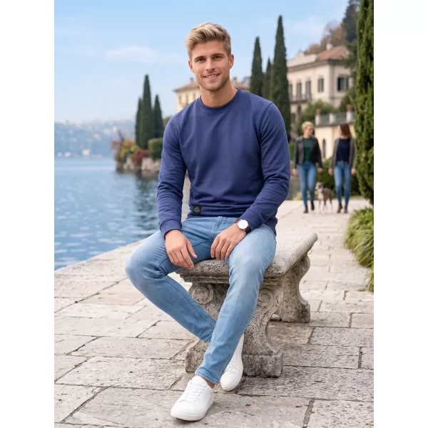  Pánska mikina ALTISPORT NP/ALMST43001 NAVY 