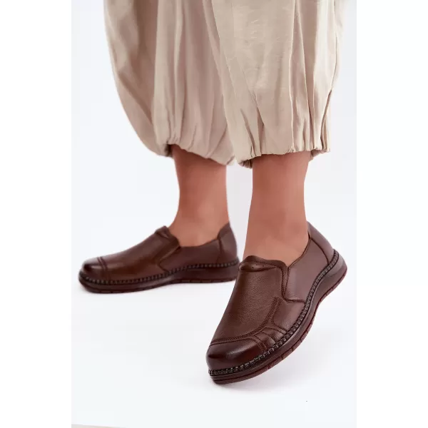  Dámske poltopánky VINCEZA 107241 BROWN 