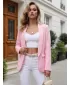 Dámska bunda DSTREET PY0146 RUŽOVÁ