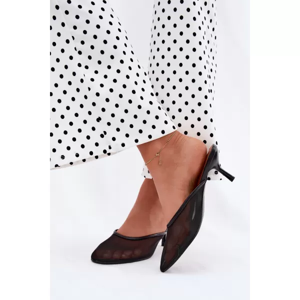  Dámske šľapky BOTO LN-81 BLACK 