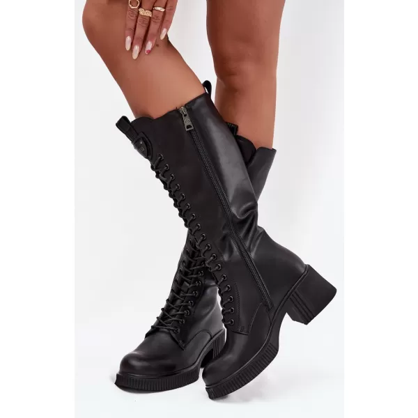  Dámske čižmy VINCEZA 66804 BLACK 