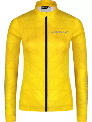 Dámsky cyklo dres NORDBLANC VELOFLOW NBSLF8105 ŽLTÁ