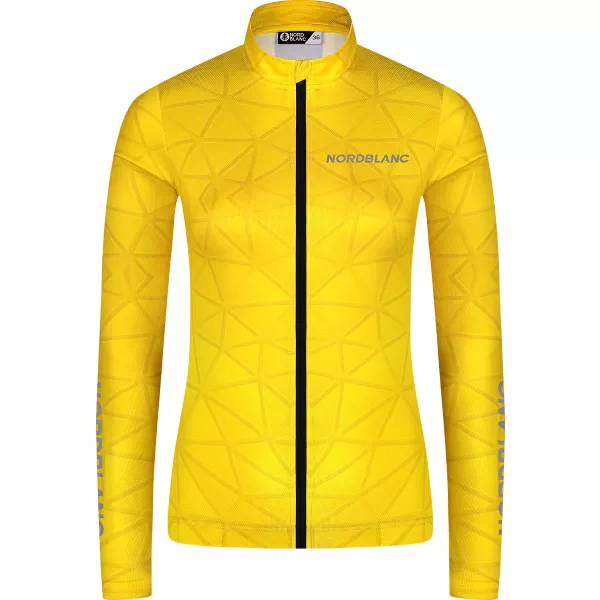  Dámsky cyklo dres NORDBLANC VELOFLOW NBSLF8105 ŽLTÁ 