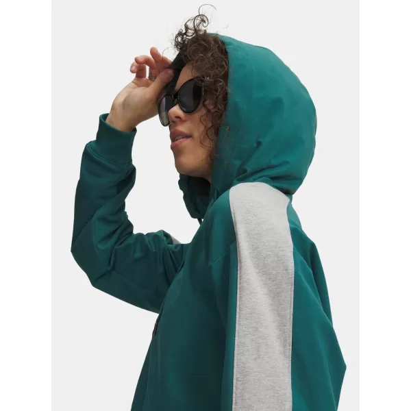  Dámska mikina UNDER ARMOUR SPORT TERRY TREND HOODIE 6009705-338 ZELENÁ 
