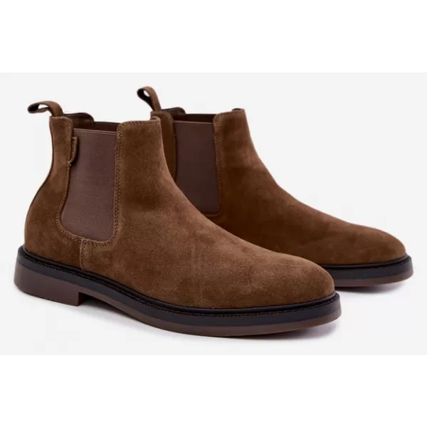  Pánske topánky BIG STAR SHOES UU174277 BROWN/BEIGE SHADOWS 