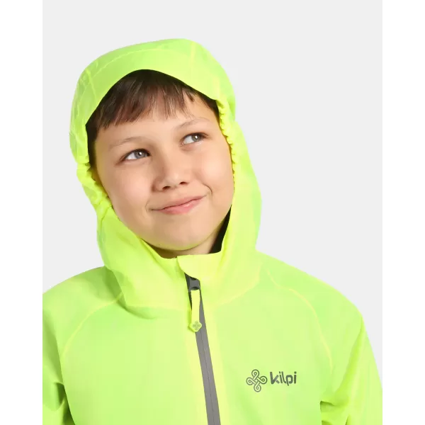 Detská hardshellová bunda KILPI JALUU-J 1J0180KI ŽLTÁ 
