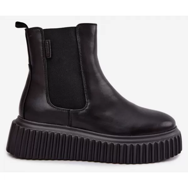  Dámske členkové topánky BIG STAR SHOES UU274334 BLACK 