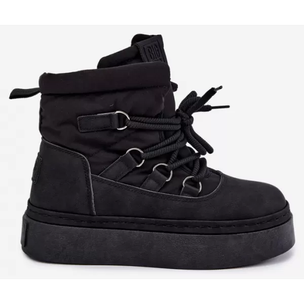  Dámske snehule BIG STAR SHOES UU274189 BLACK 