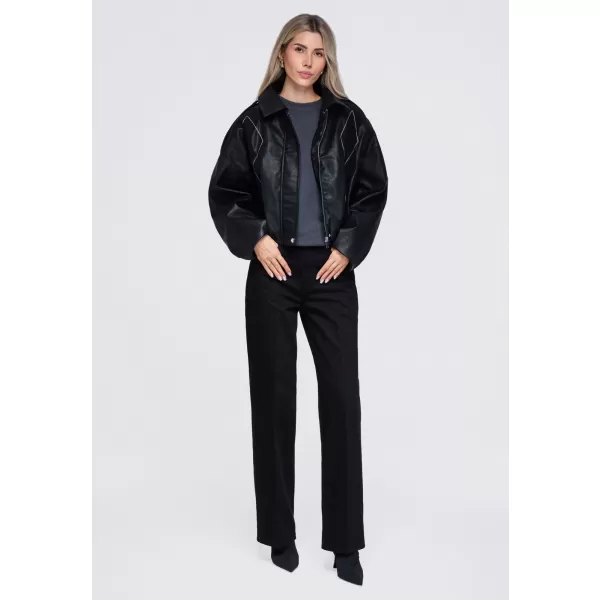  Dámska bunda OMBRE OW-JT-E0004 BLACK 