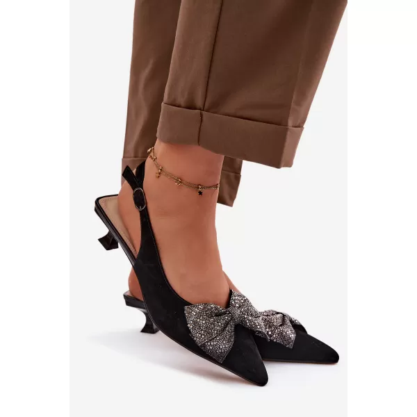  Dámske sandále D&A 42761-19 BLACK 