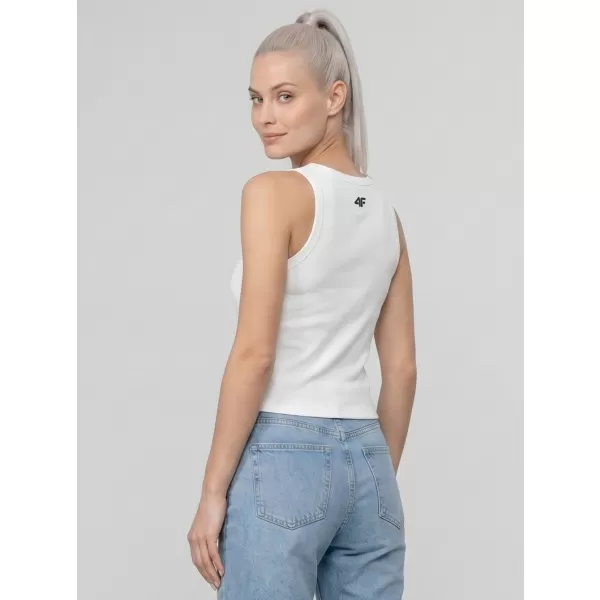 Dámske tielko 4F WMM00TSLEF299 WHITE 