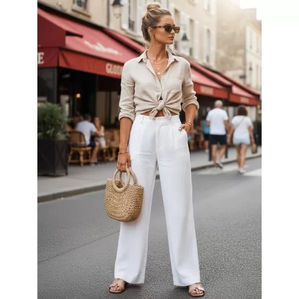 Dámske nohavice DSTREET UY3078 BIELA 